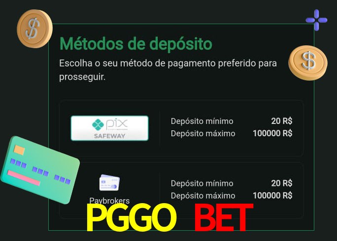 O cassino PGGO BET oferece uma grande variedade de métodos de pagamento